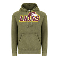 Vintage Olive freed–hardeman university lion Vintage Hoodie - linhVisuals