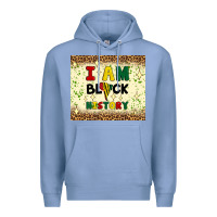 Colony Blue i am black history Premium Hoodie - Artiststas