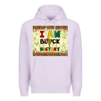 Lilac i am black history Premium Hoodie - Artiststas