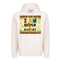 Pale Pink i am black history Premium Hoodie - Artiststas