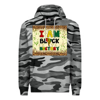 Slate Camo i am black history Premium Hoodie - Artiststas