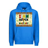 True Royal i am black history Premium Hoodie - Artiststas