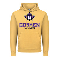 Vintage Mustard goshen college maple leafs2 vectorized Vintage Hoodie - linhVisuals