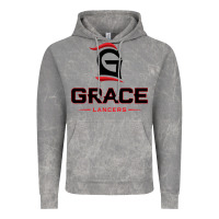 Cloud Rock grace college & seminary lancers1 vectorized Vintage Hoodie - linhVisuals