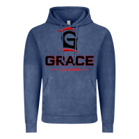 Vintage Denim grace college & seminary lancers1 vectorized Vintage Hoodie - linhVisuals