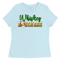 Baby Blue whiskey business Ladies Tee - FaDigitalArtStudio