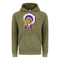 Vintage Olive haskell indian Vintage Hoodie - linhVisuals