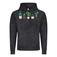 Vintage Black cute plant Vintage Hoodie - linhVisuals