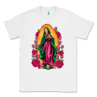 White our lady of guadalupe Classic Tee - Artiststas