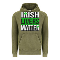 Vintage Olive irish livers matter   funny st patricks day irish drinking t shirts te Vintage Hoodie - linhVisuals