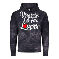 Cloud Black virginia is for lovers Vintage Hoodie - linhVisuals