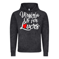 Vintage Black virginia is for lovers Vintage Hoodie - linhVisuals