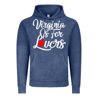 Vintage Denim virginia is for lovers Vintage Hoodie - linhVisuals