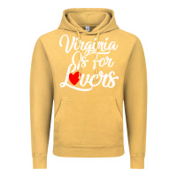 Vintage Mustard virginia is for lovers Vintage Hoodie - linhVisuals