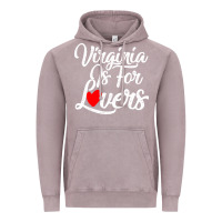 Vintage Zinc virginia is for lovers Vintage Hoodie - linhVisuals
