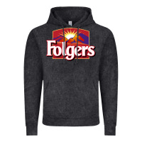 Vintage Black Folgers Vintage Hoodie - linhVisuals