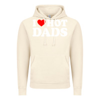 Vintage Artic i love hot dads shirt i heart Vintage Hoodie - linhVisuals
