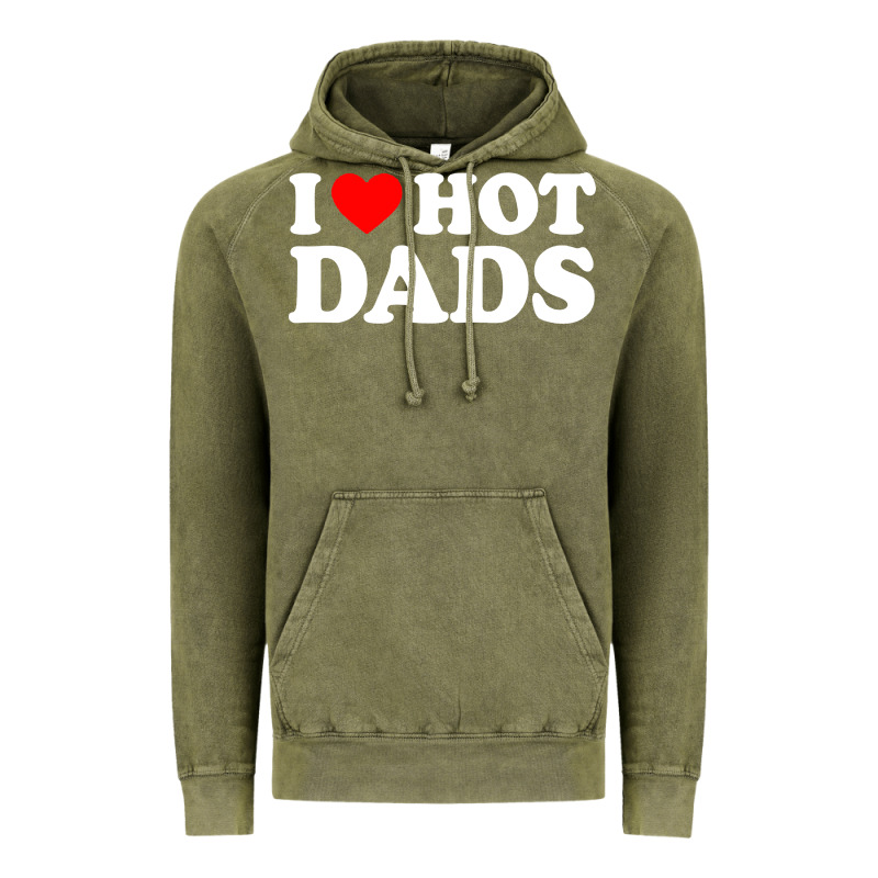 I Love Hot Dads Shirt I Heart Vintage Hoodie by linhVisuals | Teevron