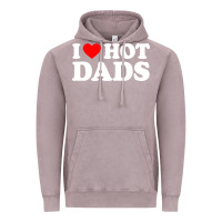Vintage Zinc i love hot dads shirt i heart Vintage Hoodie - linhVisuals