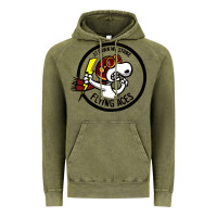 Vintage Olive flying aces Vintage Hoodie - linhVisuals