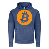 Vintage Denim bitcoin ledger blockchain satoshi btc Vintage Hoodie - linhVisuals