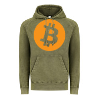 Vintage Olive bitcoin ledger blockchain satoshi btc Vintage Hoodie - linhVisuals