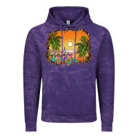 Cloud Purple beach vibes Vintage Hoodie - CowhideDigitalArt