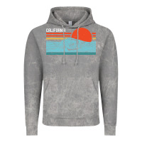 Cloud Rock vintage california wave surf retro 80s california beach surfing Vintage Hoodie - linhVisuals