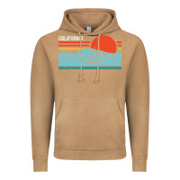 Vintage Camel vintage california wave surf retro 80s california beach surfing Vintage Hoodie - linhVisuals