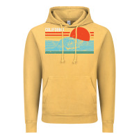 Vintage Mustard vintage california wave surf retro 80s california beach surfing Vintage Hoodie - linhVisuals