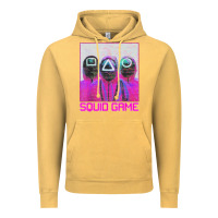 Vintage Mustard spoky squids games Vintage Hoodie - linhVisuals