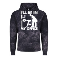 Cloud Black i'll be in my office carpenter woodworking Vintage Hoodie - linhVisuals