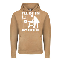 Vintage Camel i'll be in my office carpenter woodworking Vintage Hoodie - linhVisuals