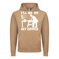 Vintage Coffee i'll be in my office carpenter woodworking Vintage Hoodie - linhVisuals
