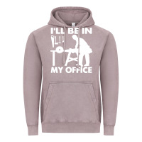 Vintage Zinc i'll be in my office carpenter woodworking Vintage Hoodie - linhVisuals