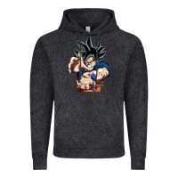 Vintage Black goku utra instinct Vintage Hoodie - linhVisuals