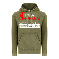 Vintage Olive im a lineman whats your superpower Vintage Hoodie - linhVisuals