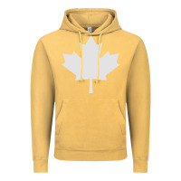 Vintage Mustard canada maple Vintage Hoodie - linhVisuals