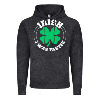 Vintage Black irish i was faster Vintage Hoodie - linhVisuals