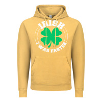 Vintage Mustard irish i was faster Vintage Hoodie - linhVisuals