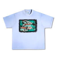 Grape Ice western serape cowhide turquoise glitter Urban Heavy Tee - FaDigitalArtStudio