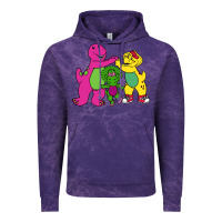 Cloud Purple barney legendary Vintage Hoodie - linhVisuals