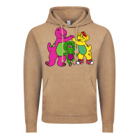 Vintage Coffee barney legendary Vintage Hoodie - linhVisuals