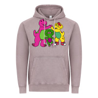 Vintage Zinc barney legendary Vintage Hoodie - linhVisuals