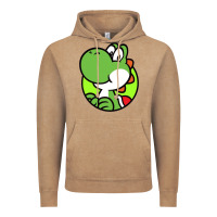 Vintage Coffee Cartoon Yoshi Vintage Hoodie - linhVisuals