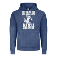 Vintage Denim kill yourself classic foamy the squirrel Vintage Hoodie - linhVisuals
