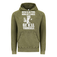 Vintage Olive kill yourself classic foamy the squirrel Vintage Hoodie - linhVisuals