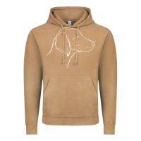 Vintage Camel weimaraner t  shirt weimaraner dog line art Vintage Hoodie - linhVisuals