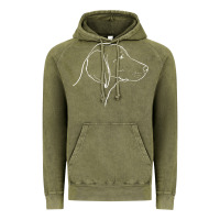 Vintage Olive weimaraner t  shirt weimaraner dog line art Vintage Hoodie - linhVisuals