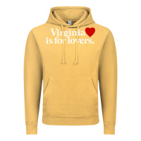 Vintage Mustard VIRGINIA IS FOR LOVERS Vintage Hoodie - linhVisuals